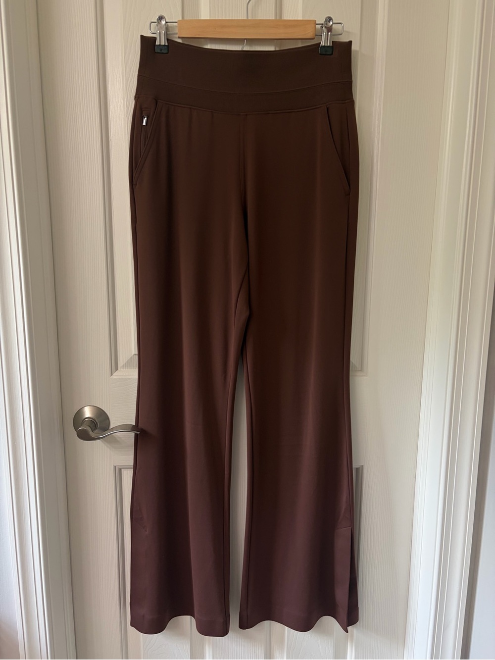 Athleta Venice Split Wide-Leg Pull-On Pants